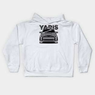 GRMN Yaris - Black Print Kids Hoodie